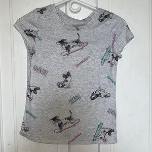 Justice Gray Dog Graphic T-Shirt